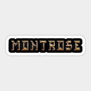 Montrose 3D Sticker